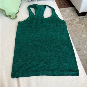 Lululemon Athletica Green Racerback Tank Top